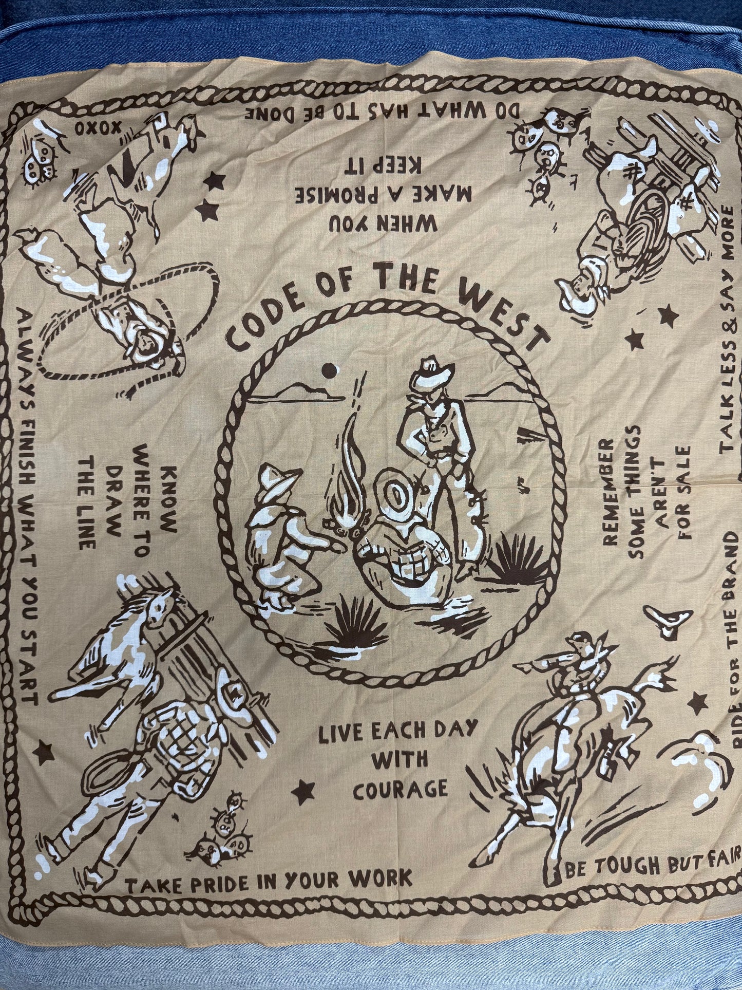 Code of the West Bandana