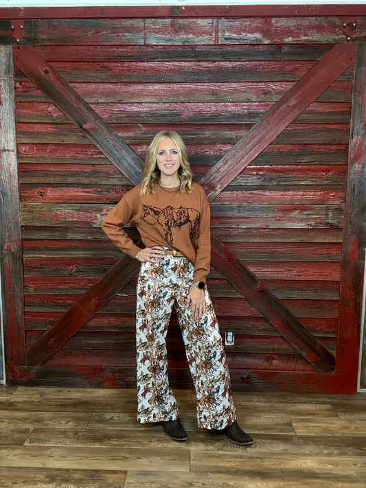 Buckaroo Wide Leg Pants