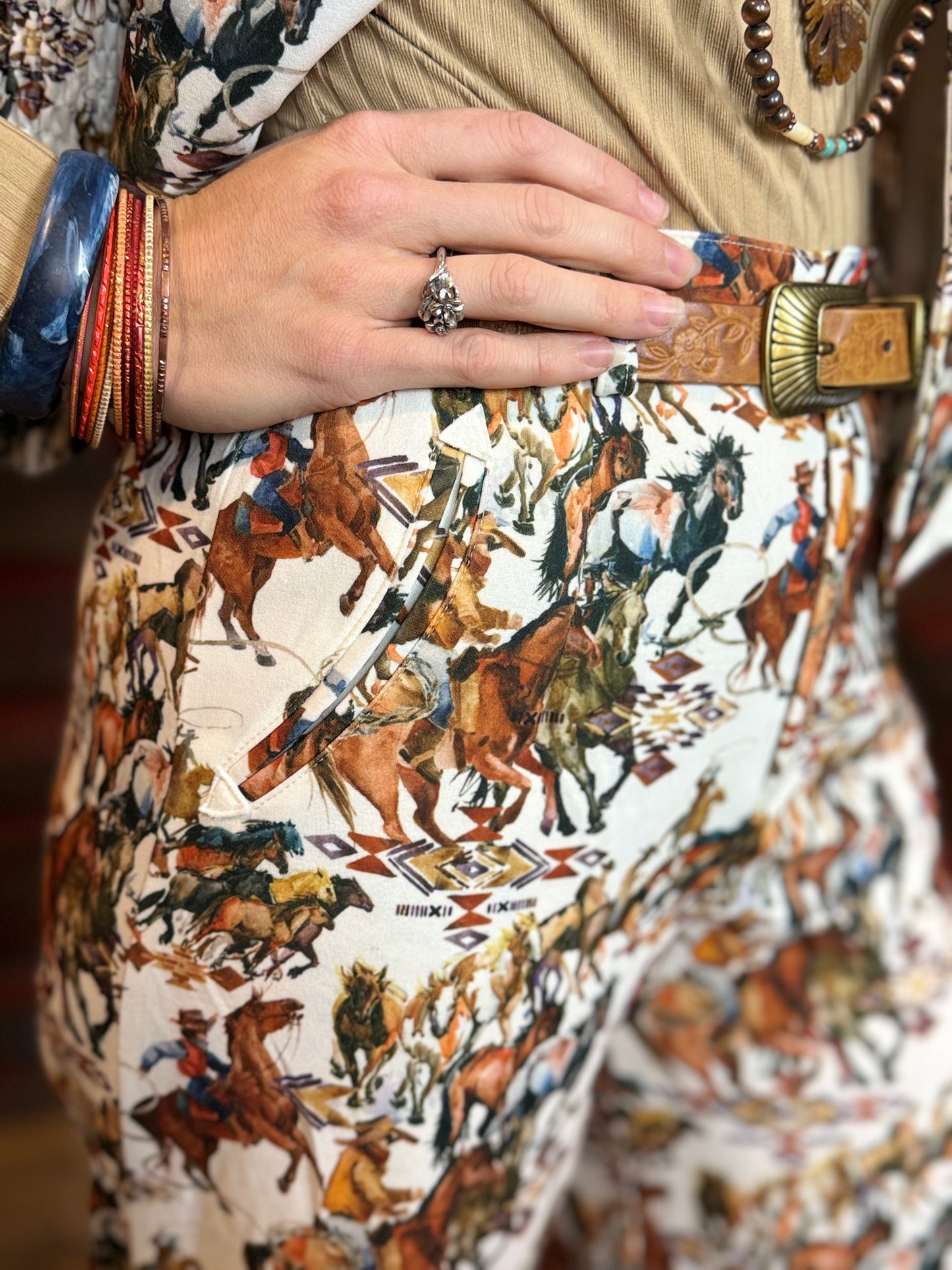 Buckaroo Wide Leg Pants